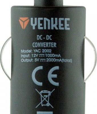 Sencor Ładowarka samochodowa YENKEE USB YAC 2002 Czarny