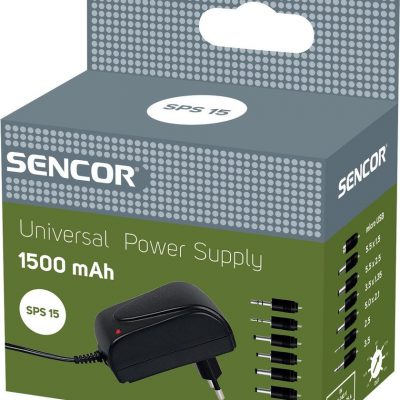 Sencor SPS 15 Uniwersalny zasilacz 1500 mA 35043731