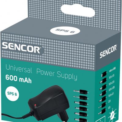 Sencor SPS 6 600 mA Uniwersalny zasilacz 35043719