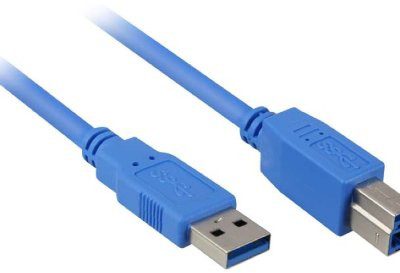 Sharkoon transferu danych z USB 3.0 kabel, wtyczka A na wtyk B, maks. do 5 GBIT/s. Dzięki temu Mac Pro nigdy nie każe Niebieski, niebieski 1 M