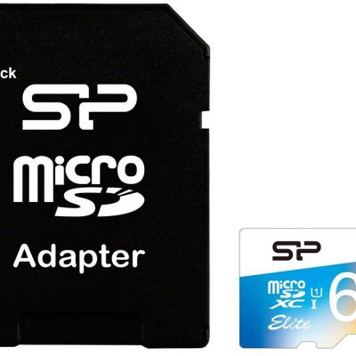 Silicon Power MicroSD UHS-1 64GB CL10 + adapter (SP064GBSTXBU1V20SP)