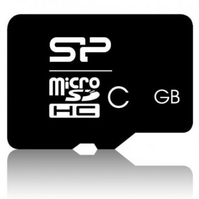 Silicon Power MicroSDHC Class 10 8GB (SP008GBSTH010V10)