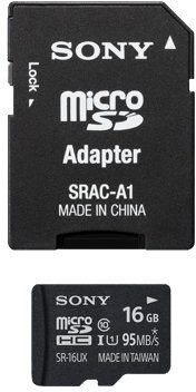 Sony MicroSDHC Class 10 16GB (SR16UXA)