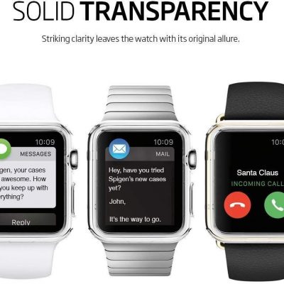 Spigen Etui Liquid Crystal Apple Watch 4 (44mm) Clear SPN221CL