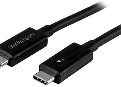 StarTech . com tblt3 mm2 m Thunderbolt 3 A przewód USB-C (2 m, 40 Gbps) Czarny
