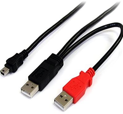 StarTech Startech USB2HABMY6 USB Y-Kabel do podłączenia zewnętrznego dysku twardego 1,8 m