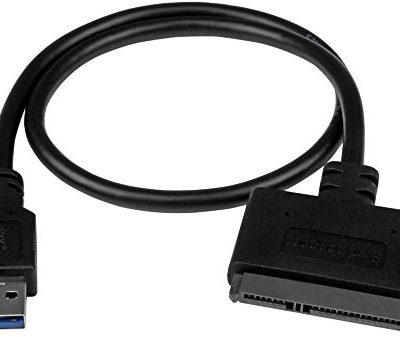 StarTech USB312SAT3CB USB 3.1 to 6.35 cm/2.5in SATA Adapter with integrated Cable USB312SAT3CB