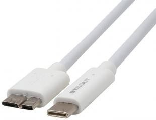 Stilgut Kabel USB3.0 TypC do USB A 1m, wh B012735D86