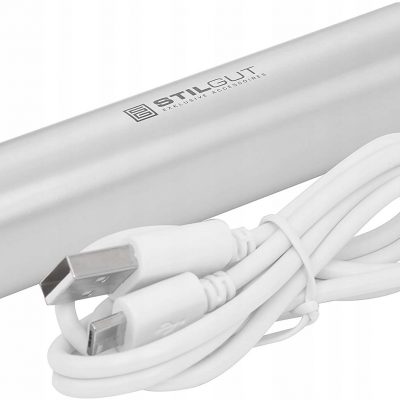 Stilgut Powerbank Lipstick 2600 mAh | Silver