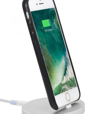 StilGut STACJA DOKUJĄCA IPHONE LIGHTNING DOCK, OVAL SREBRNY - B01M63684T