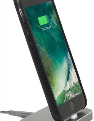 StilGut STACJA DOKUJĄCA IPHONE LIGHTNING DOCK, SQUERE SZARY - B01N7Y0471
