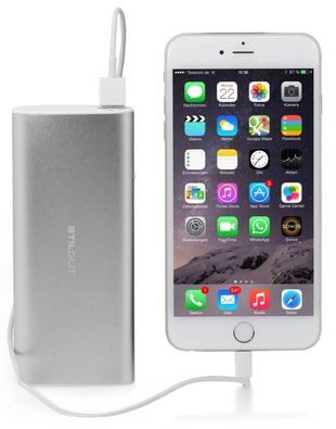 Stilgut t PowerBank - 13000 mAh, silver - B00JUPNH8S