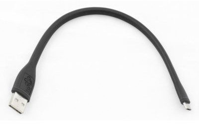 TB Kabel Micro USB 25cm Czarny silikonowy AKTBXKU2SIBA25B