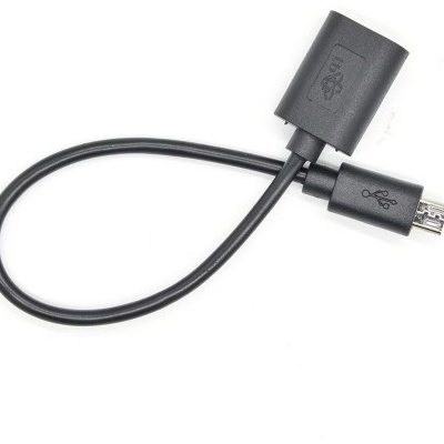 TB Kabel OTG 15cm czarny W-3122