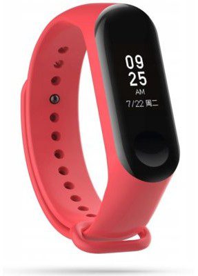 TECH-PROTECT Pasek TECH-PROTECT Smooth do Xiaomi Mi Band 3/4 Czerwony