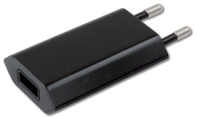 Techly Ładowarka sieciowa USB 5V 1A czarna