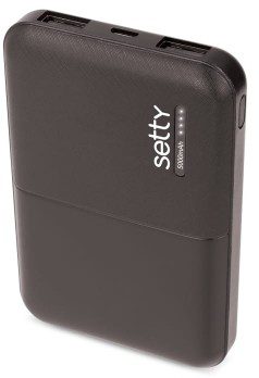 TelForceOne Power Bank Setty 5000 mAh czarny 8_2233243