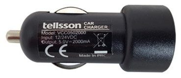 Tellsson Ładowarka Samochodowa 1XUSB 3,4A (ASFHPLUTELUN134)