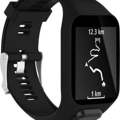 TomTom 4kom.pl Pasek do zegarka Runner Spark 2 3 czarny uniwersalny 34611-uniw