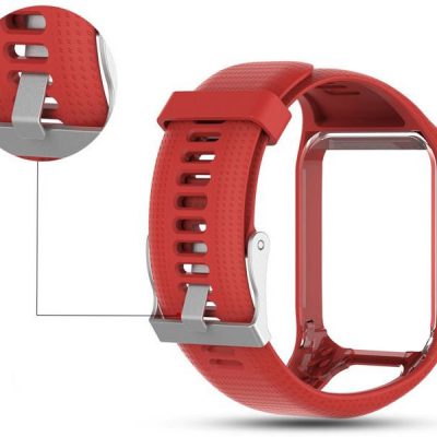 TomTom Alogy Pasek do zegarka Runner Spark 2 3 czerwony 5902738984870
