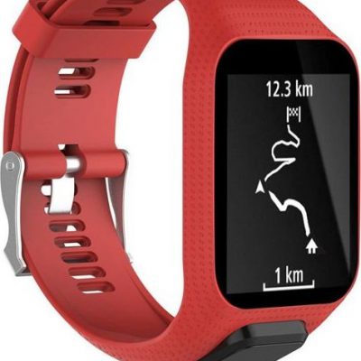 TomTom Alogy Pasek do zegarka Runner Spark 2 3 czerwony uniwersalny 34612-uniw