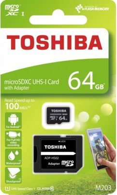 Toshiba microSD M203 64GB (THN-M203K0640EA)