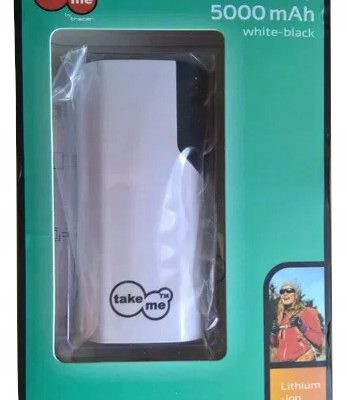 Tracer Powerbank Take Me 5000 mAh white + black
