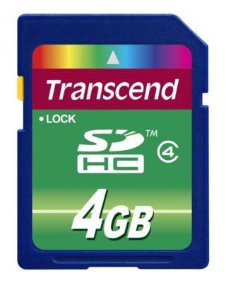 Transcend SDHC C4 4GB (TS4GSDHC4)