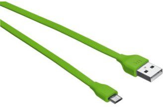 Trust UrbanRevolt Flat Micro-USB Cable 1m lime green (20138)