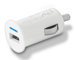 TTec kompaktowa ładowarka samochodowa 1A zawiera 30 pinowy kabel USB iPhone iPad (TUSBINCARCHARGER30PIN_1A)