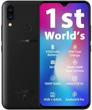 Umidigi Power 64GB Dual Sim Czarny