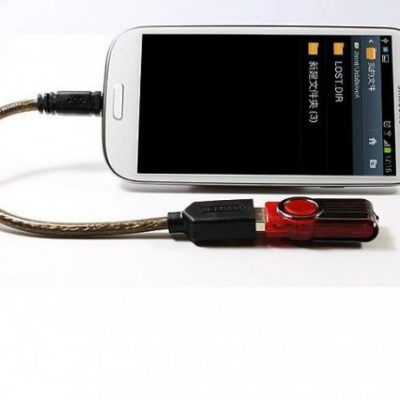 Unitek Kabel OTG USB 2.0 AF do microUSB BM; Y-C438GBK Y-C438GBK