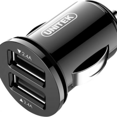 Unitek Ładowarka samochodowa 2 x USB 4,8A 24W (Y-P540)
