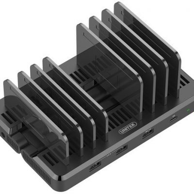 Unitek Stacja ładująca 8xUSB 120W QC3.0 USB-C Y-PW10012 ATUNIS000000005