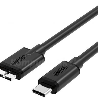 Unitek USB-C 1.0m czarny (Y-C475BK)