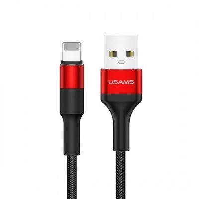 USAMS Kabel pleciony U5 2A lightning 1,2m czerwony US-SJ220