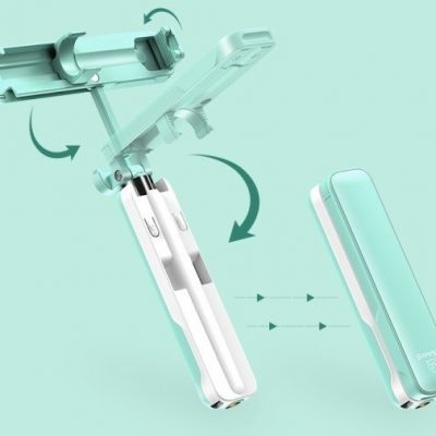 USAMS USAMS Selfie Stick M1 Mini 3,5 mm US-ZB052 zielony AJUSAWOUSA00240