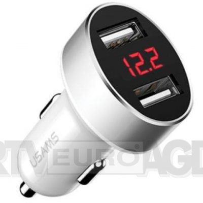 USAMS USAMS US-CC045 C1 2x USB biały CC45GC02