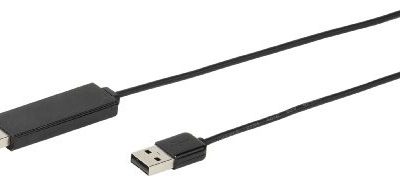 Vivanco IT-USB Link USB 2.0 przewód łączący Czarny