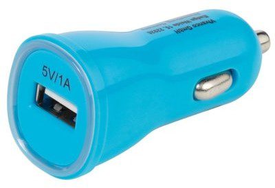 VIVANCO Ładowarka samochodowa 1xUSB 1A Niebieski Rozłóż zakup na 10 rat 1xUSB 1A Niebieski