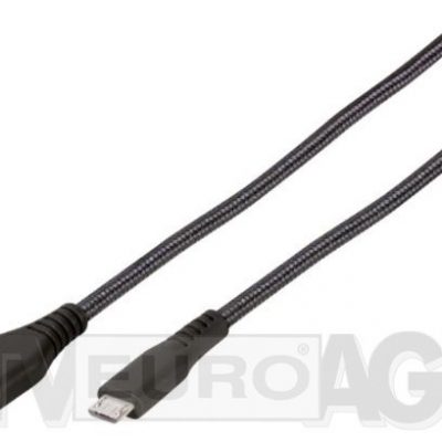 Vivanco LongLife microUSB 18w 1,5m czarny 61699