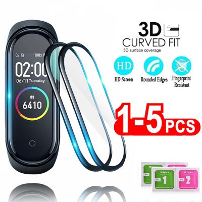 VKUES Szkło ochronne 3D dla Xiaomi mi band 4 5 folia szklana dla Mi band5 Smart Watchband 4 5 miękka folia