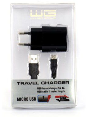 WG Ładowarka WINNER GROUP Travel charger 1A microUSB Rozłóż zakup na 10 rat Travel charger 1A microUSB