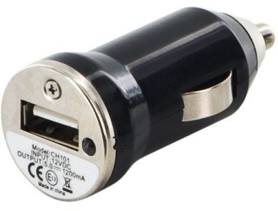 Whienergy Ładowarka Uniwersalna ładowarka samochodowa USB 1x1200mA)