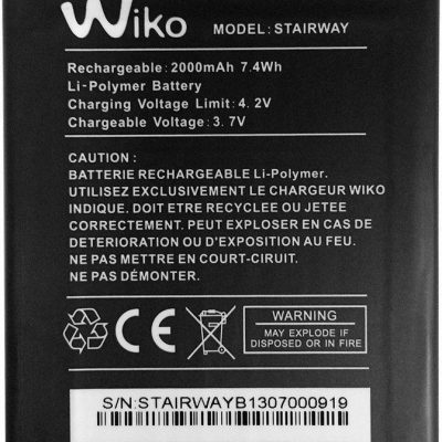 Wiko "" Stairway STAIRWAY 2000mAh 7.4Wh Li-Ion 3.7V oryginalny) STAIRWAY