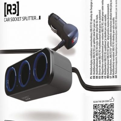 Xblitz Rozdzielacz do gniazda zapalniczki samochodowej XBLITZ R3 Charge