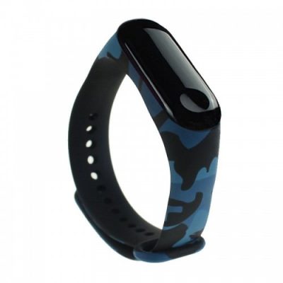 Xiaomi Opaska Xiaomi Mi Band 4 / 3 Camouflage Niebieska wristband_20191022172349