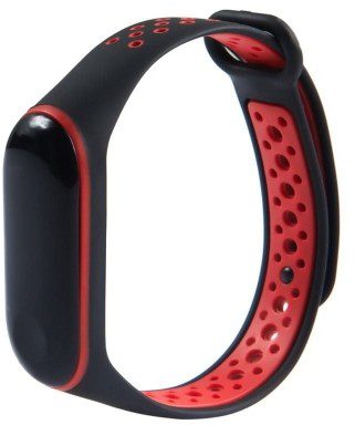 Xiaomi Opaska Xiaomi Mi Band 4 / 3 Dots czarno-czerwony wristband_20191022173719