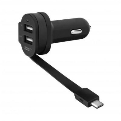 Xqisit 6A USB-C/2xUSBCZARNA