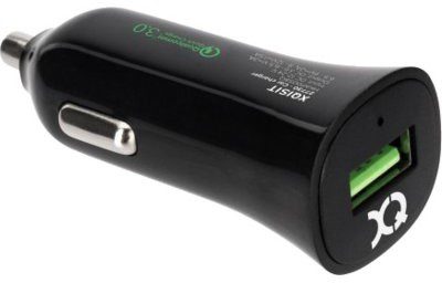 Xqisit Ładowarka samochodowa Qualcomm 3.0 Car Charger USB Czarny